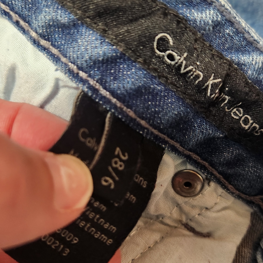 Calvin Klein Women's Straight Leg Denim Jeans - Picture 3 of 6